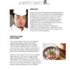 Introduction Kappo Sato