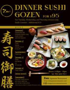 Zen Kitchen. Menú, teléfono y precios del restaurante